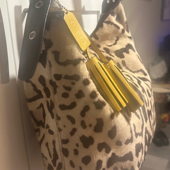 BRAND NEW COACH CHEETAH PONY PRINT BAG RARE FIND! - Picture 8 of 16